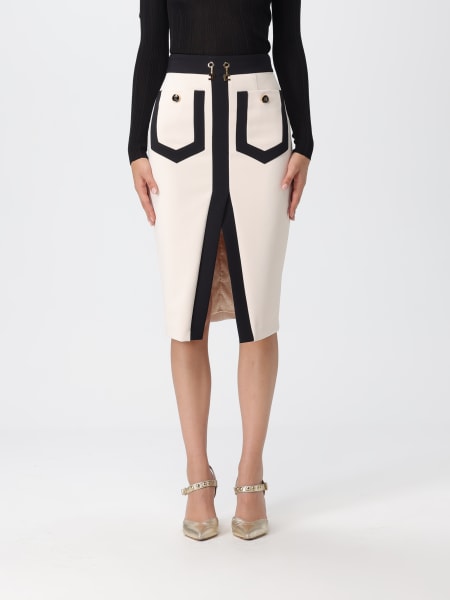 Gonna midi Elisabetta Franchi in jersey