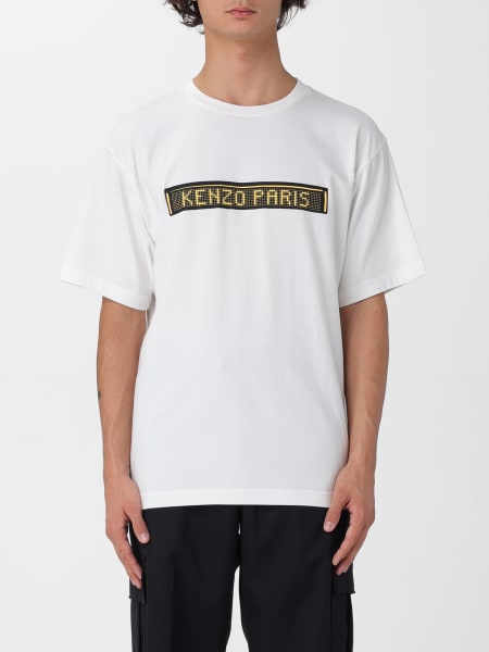 T-shirt in cotone con logo Kenzo