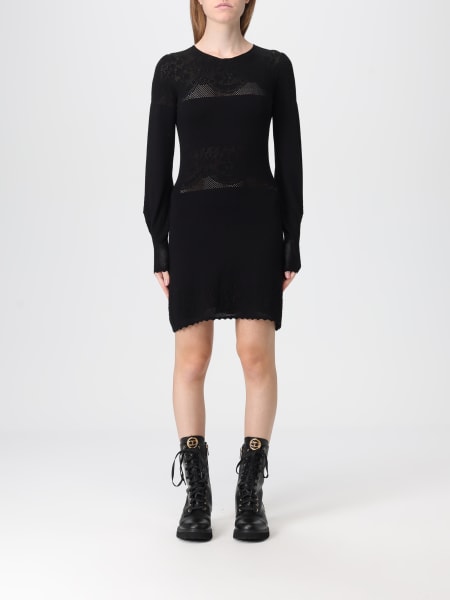 Abito mini Twinset in misto viscosa traforato