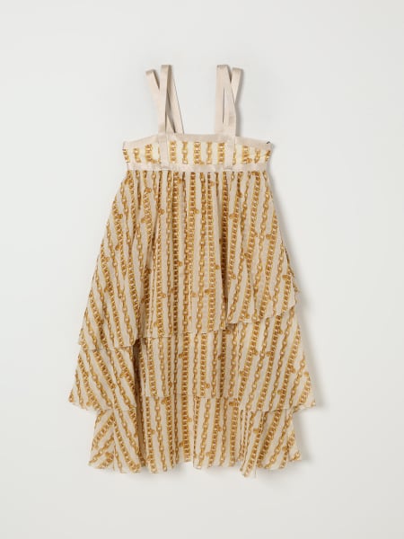 Abito in seta stampata Versace