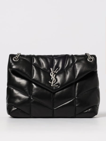 Borsa Puffer Medium Saint Laurent in nappa trapuntata