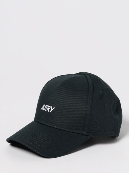 Cappello Autry in cotone con logo ricamato