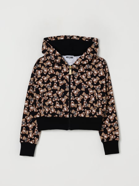 Felpa Moschino in cotone stretch stampato