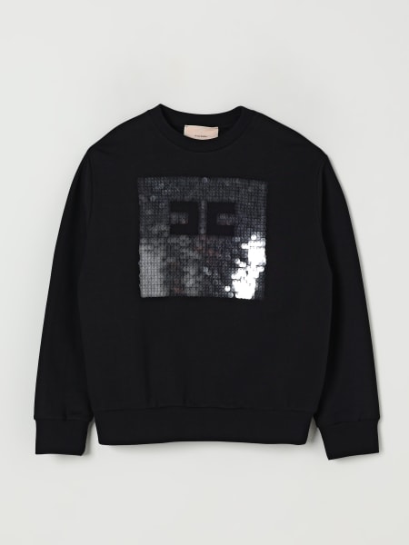 Felpa Elisabetta Franchi La Mia Bambina in cotone con logo