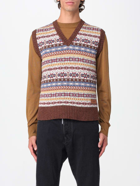 Gilet a v Dsquared2 di lana