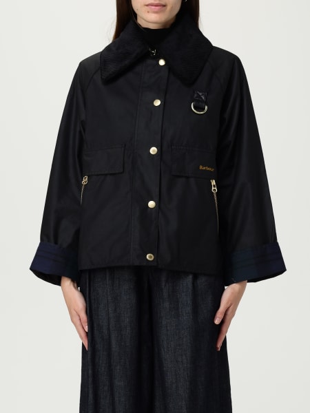 Giubbotto Barbour in cotone cerato