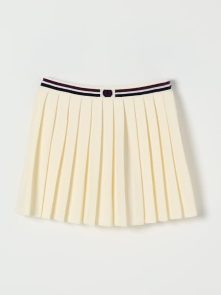 Gonna Twinset in misto viscosa plissettata