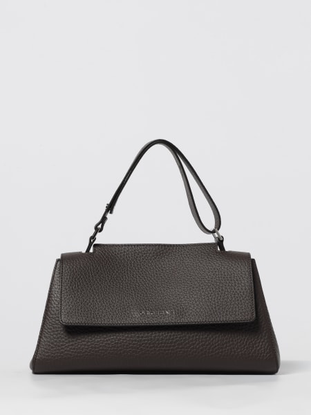 Borsa a spalla Sveva Longuette Soft in pelle martellata Orciani