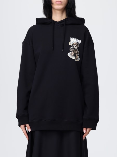 Felpa con cappuccio Moschino Couture in cotone