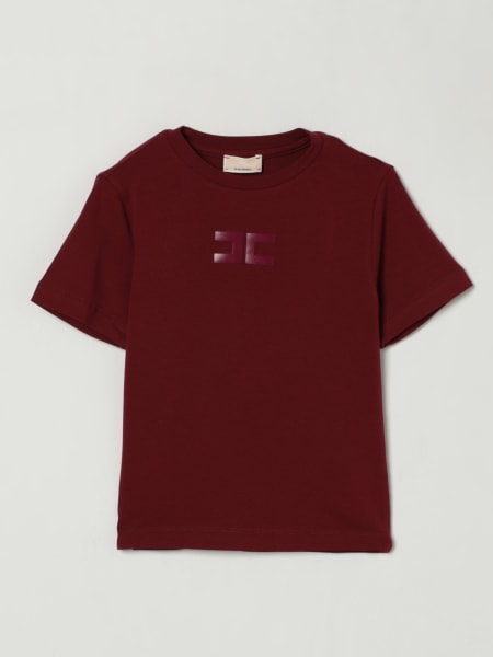 T-shirt Elisabetta Franchi La Mia Bambina in cotone con monogram