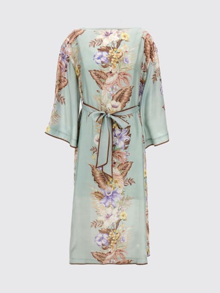 Abito Zimmermann in seta con floreale