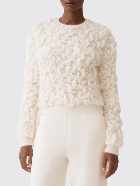 Maglia a girocollo effetto pelliccia Fabiana Filippi
