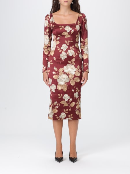 Abito Dolce & Gabbana in viscosa con stampa floreale