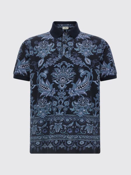 Polo in cotone paisley Etro