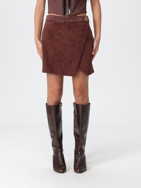 Gonna mini in camoscio Elisabetta Franchi