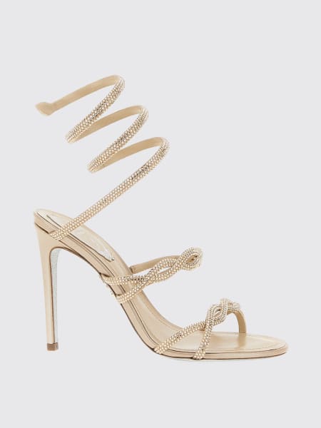 Босоножки без каблука Женское Rene Caovilla