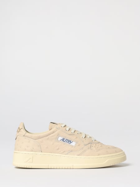 Sneakers Medalist Autry in pelle stampa struzzo