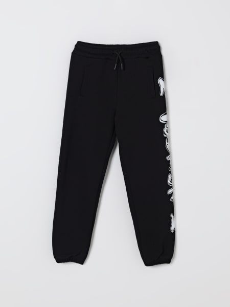 Pantalone jogging Disclaimer in cotone con logo