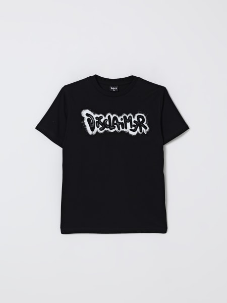 T-shirt Disclaimer in cotone con logo