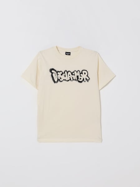 T-shirt Disclaimer in cotone con logo