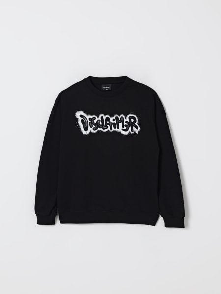 Felpa a girocollo con logo Disclaimer