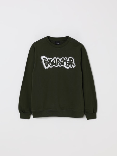 Felpa a girocollo con logo Disclaimer