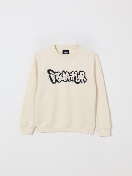 Felpa a girocollo con logo Disclaimer