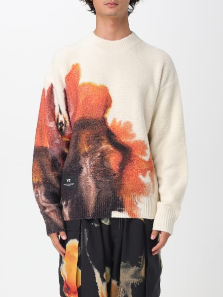 Maglia AOP Knit Crew Y-3 in lana