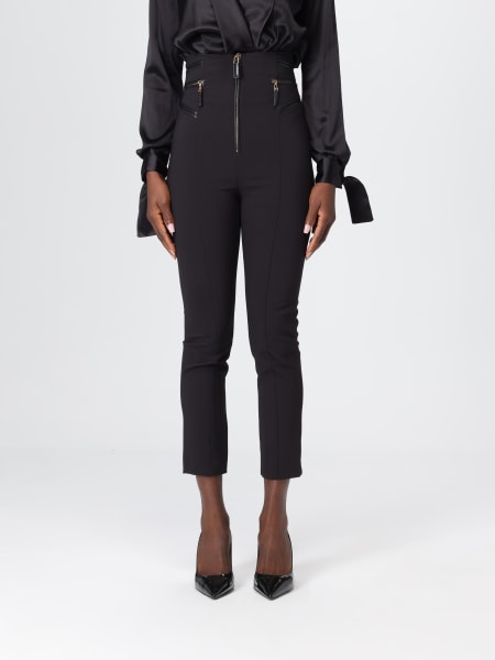 Pantalone cropped Elisabetta Franchi in crêpe