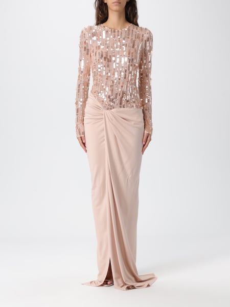 Abito Elisabetta Franchi in jersey e paillettes