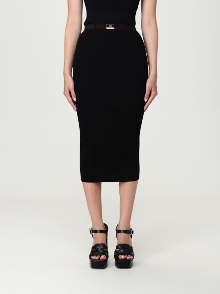 Gonna a tubino in viscosa Elisabetta Franchi