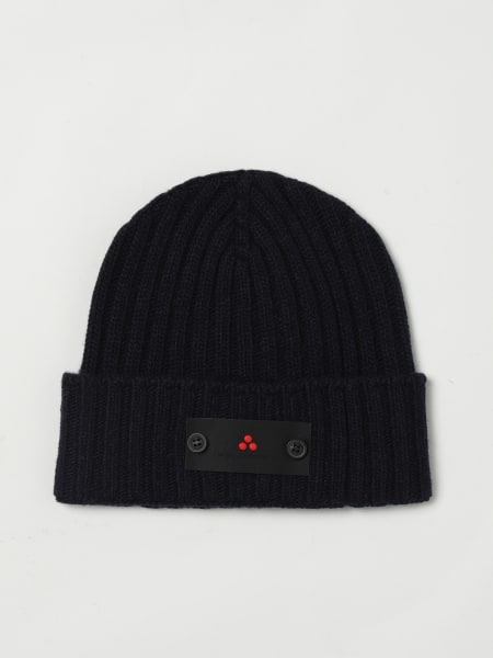 Cappello a berretto in misto lana con logo Peuterey