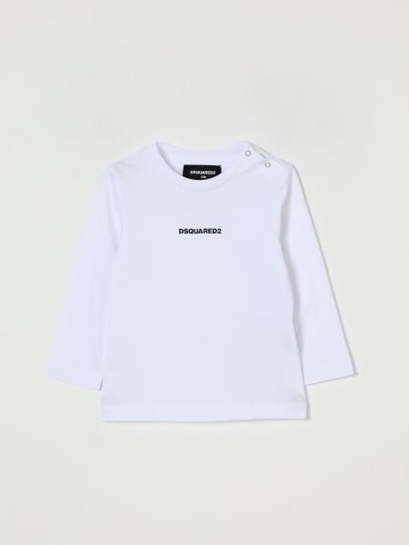 T-shirt in cotone con logo Dsquared2