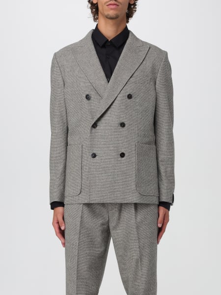 Blazer doppiopetto Paolo Pecora in misto lana