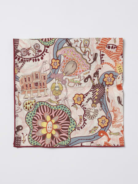 Foulard Il Gufo in cotone stampato