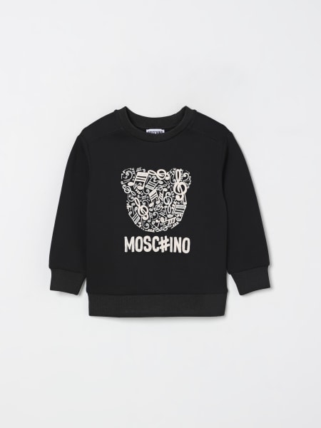 Felpa in cotone stampata Moschino