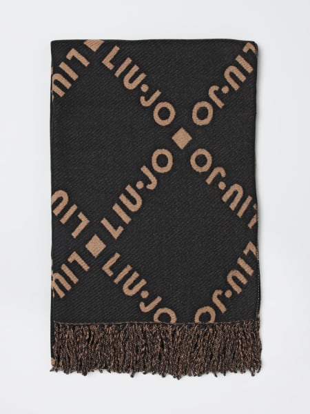 Sciarpa Liu Jo in viscosa con logo jacquard