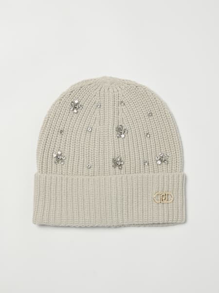 Cappello Liu Jo in maglia a coste con strass