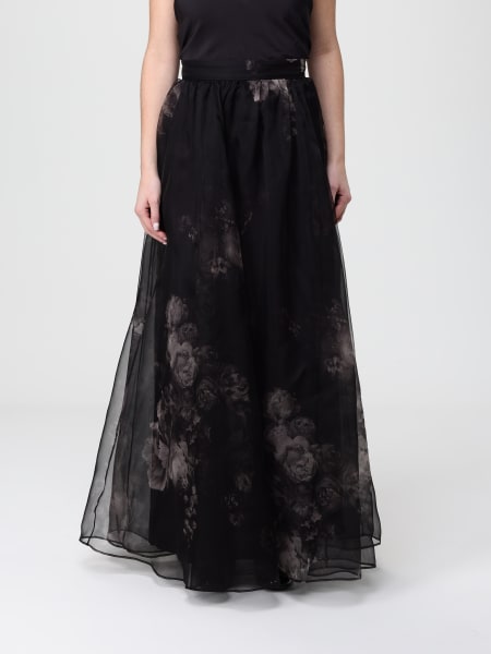 Gonna Zimmermann in seta con stampa floreale