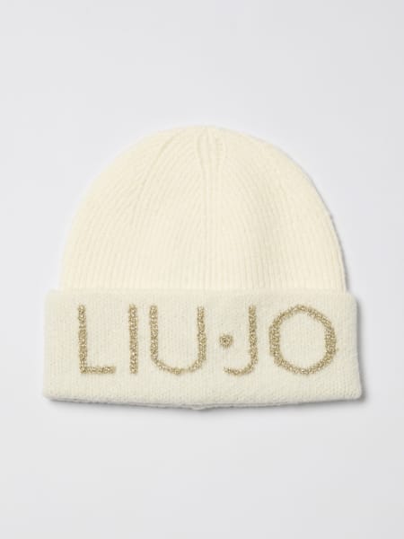 Cappello Liu Jo in maglia a coste con logo lamè