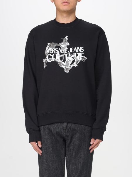 Felpa Versace Jeans Couture in cotone con logo