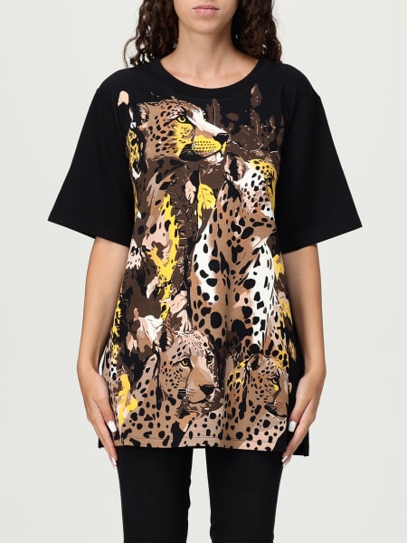 T-shirt in viscosa animalier Liu Jo