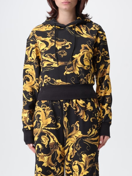 Felpa con cappuccio Versace Jeans Couture in cotone