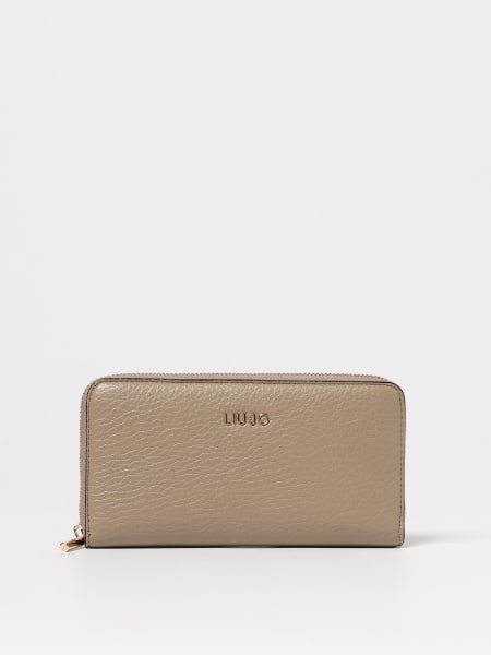 Portafoglio in pelle sintetica a grana Liu Jo