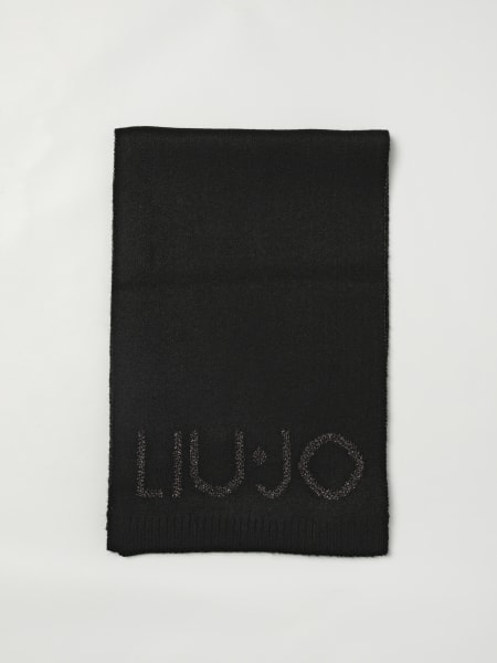 Sciarpa Liu Jo in misto acrilico con logo jacquard
