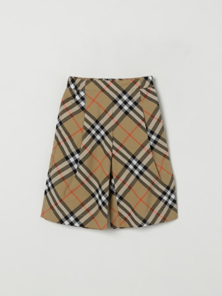 Pantalone Burberry in cotone con stampa Vintage Check