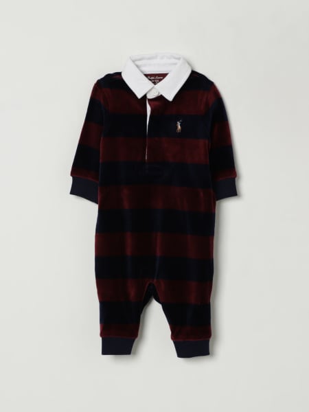 Tuta intera in cotone con logo Polo Ralph Lauren