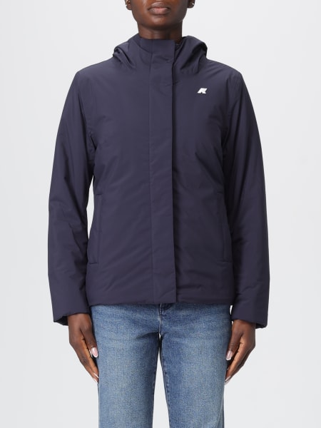 Parka con cappuccio in poliestere K-way