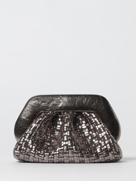 Clutch Tia Themoirè in pelle vegana intrecciata