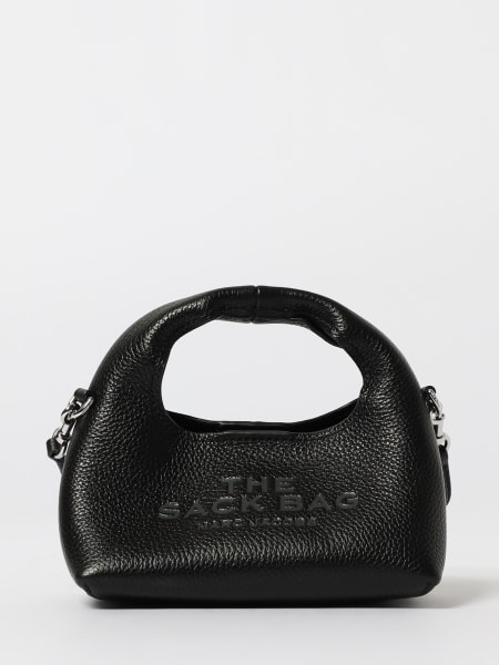Borsa The Micro Sack Bag Marc Jacobs in pelle a grana